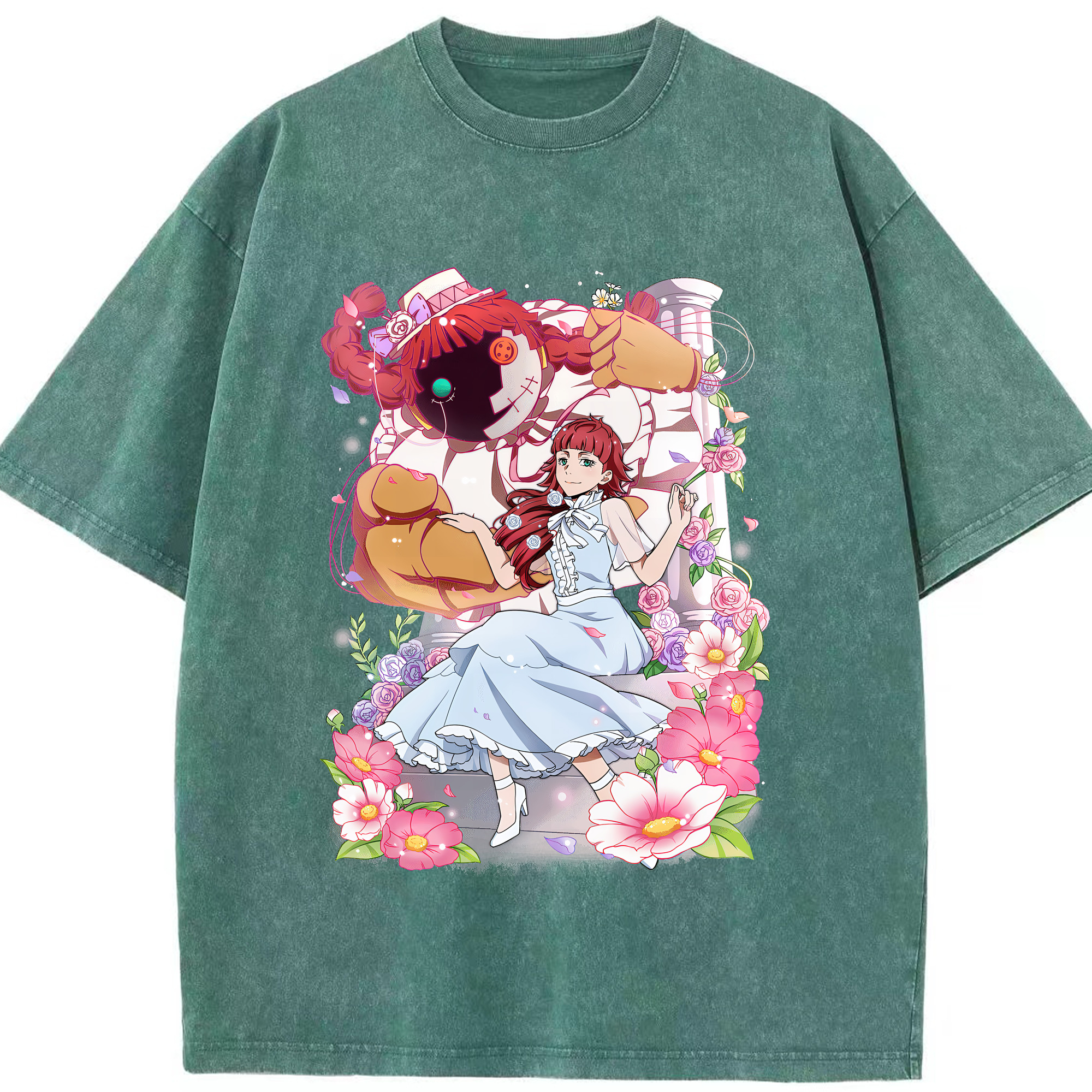 （画像用） 文豪ストレイドッグス Bungo Stray Dogs 綿100% ヴィンテージ風 半袖Tシャツ（フロントプリント）